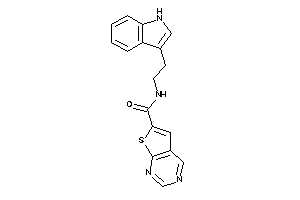 N-[2-(1H-indol-3-yl)ethyl]thieno[2,3-d]pyrimidine-6-carboxamide