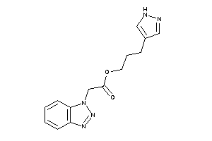 2-(benzotriazol-1-yl)acetic Acid 3-(1H-pyrazol-4-yl)propyl Ester