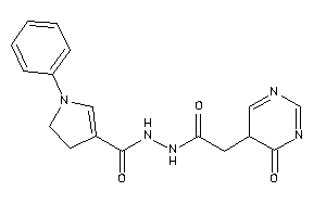 N'-[2-(4-keto-5H-pyrimidin-5-yl)acetyl]-1-phenyl-2-pyrroline-3-carbohydrazide