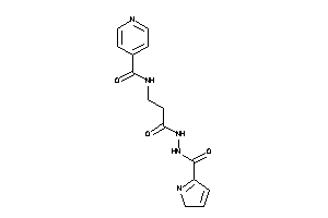 N-[3-keto-3-[N'-(2H-pyrrole-5-carbonyl)hydrazino]propyl]isonicotinamide