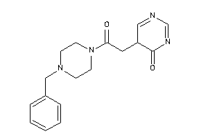 5-[2-(4-benzylpiperazino)-2-keto-ethyl]-5H-pyrimidin-4-one