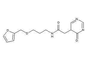 N-[3-(2-furfuryloxy)propyl]-2-(4-keto-5H-pyrimidin-5-yl)acetamide