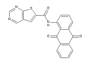 Image of N-(9,10-diketo-1-anthryl)thieno[2,3-d]pyrimidine-6-carboxamide