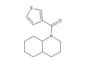 3,4,4a,5,6,7,8,8a-octahydro-2H-quinolin-1-yl(3-thienyl)methanone