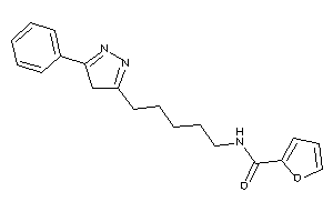 N-[5-(5-phenyl-4H-pyrazol-3-yl)pentyl]-2-furamide