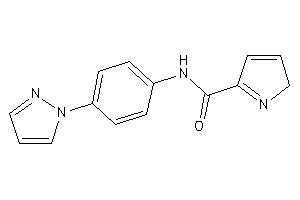 N-(4-pyrazol-1-ylphenyl)-2H-pyrrole-5-carboxamide