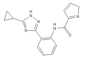 N-[2-(5-cyclopropyl-1H-1,2,4-triazol-3-yl)phenyl]-2H-pyrrole-5-carboxamide