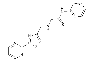 N-phenyl-2-[[2-(2-pyrimidyl)thiazol-4-yl]methylamino]acetamide