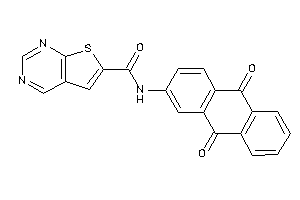 N-(9,10-diketo-2-anthryl)thieno[2,3-d]pyrimidine-6-carboxamide