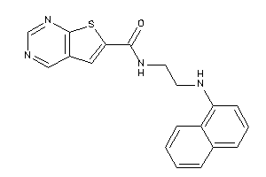 N-[2-(1-naphthylamino)ethyl]thieno[2,3-d]pyrimidine-6-carboxamide