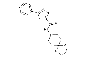 N-(1,4-dioxaspiro[4.5]decan-8-yl)-5-phenyl-4H-pyrazole-3-carboxamide