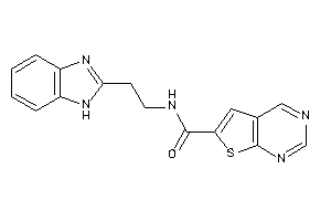 N-[2-(1H-benzimidazol-2-yl)ethyl]thieno[2,3-d]pyrimidine-6-carboxamide