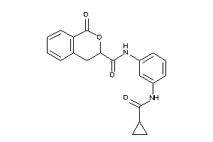 N-[3-(cyclopropanecarbonylamino)phenyl]-1-keto-isochroman-3-carboxamide