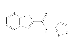 N-isoxazol-3-ylthieno[2,3-d]pyrimidine-6-carboxamide