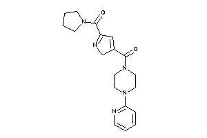 [4-(2-pyridyl)piperazino]-[5-(pyrrolidine-1-carbonyl)-2H-pyrrol-3-yl]methanone