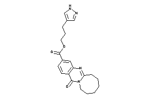 13-keto-6,7,8,9,10,11-hexahydroazocino[2,1-b]quinazoline-3-carboxylic Acid 3-(1H-pyrazol-4-yl)propyl Ester