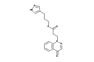 3-(4-ketocinnolin-1-yl)propionic Acid 3-(1H-pyrazol-4-yl)propyl Ester