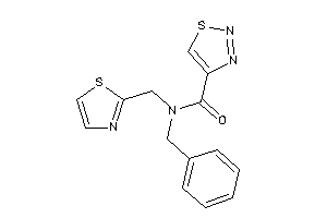 N-benzyl-N-(thiazol-2-ylmethyl)thiadiazole-4-carboxamide