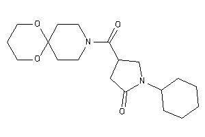 1-cyclohexyl-4-(7,11-dioxa-3-azaspiro[5.5]undecane-3-carbonyl)-2-pyrrolidone