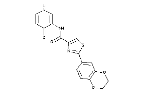 2-(2,3-dihydro-1,4-benzodioxin-6-yl)-N-(4-keto-1H-pyridin-3-yl)thiazole-4-carboxamide