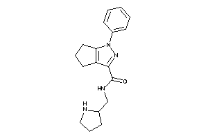 1-phenyl-N-(pyrrolidin-2-ylmethyl)-5,6-dihydro-4H-cyclopenta[c]pyrazole-3-carboxamide