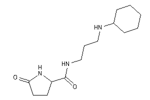 N-[3-(cyclohexylamino)propyl]-5-keto-pyrrolidine-2-carboxamide