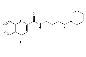 Image of N-[3-(cyclohexylamino)propyl]-4-keto-chromene-2-carboxamide