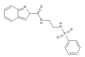 N-[2-(benzenesulfonamido)ethyl]-2H-indole-2-carboxamide