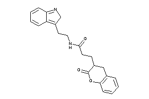 N-[2-(2H-indol-3-yl)ethyl]-3-(2-ketochroman-3-yl)propionamide