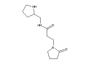 3-(2-ketopyrrolidino)-N-(pyrrolidin-2-ylmethyl)propionamide