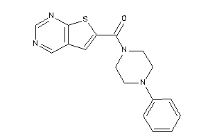 (4-phenylpiperazino)-thieno[2,3-d]pyrimidin-6-yl-methanone