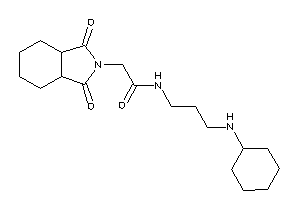 N-[3-(cyclohexylamino)propyl]-2-(1,3-diketo-3a,4,5,6,7,7a-hexahydroisoindol-2-yl)acetamide