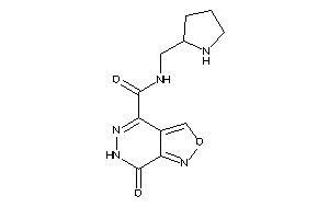 7-keto-N-(pyrrolidin-2-ylmethyl)-6H-isoxazolo[3,4-d]pyridazine-4-carboxamide