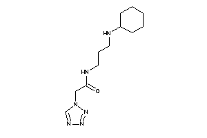 N-[3-(cyclohexylamino)propyl]-2-(tetrazol-1-yl)acetamide