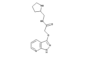 2-(1H-pyrazolo[3,4-b]pyridin-3-yloxy)-N-(pyrrolidin-2-ylmethyl)acetamide