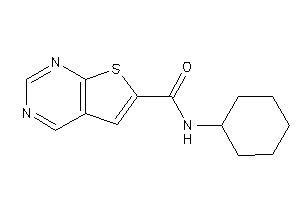 N-cyclohexylthieno[2,3-d]pyrimidine-6-carboxamide