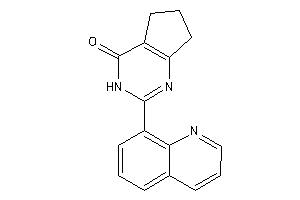 Image of 2-(8-quinolyl)-3,5,6,7-tetrahydrocyclopenta[d]pyrimidin-4-one