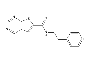 N-[2-(4-pyridyl)ethyl]thieno[2,3-d]pyrimidine-6-carboxamide