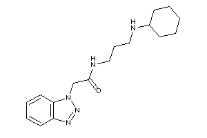 2-(benzotriazol-1-yl)-N-[3-(cyclohexylamino)propyl]acetamide