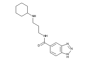 N-[3-(cyclohexylamino)propyl]-1H-benzotriazole-5-carboxamide