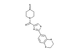 Image of [2-(2,3-dihydro-1,4-benzodioxin-6-yl)thiazol-4-yl]-(1-keto-1,4-thiazinan-4-yl)methanone