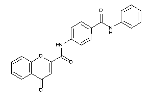 4-keto-N-[4-(phenylcarbamoyl)phenyl]chromene-2-carboxamide