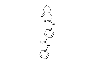 4-[[2-(4-ketothiazolidin-3-yl)acetyl]amino]-N-phenyl-benzamide