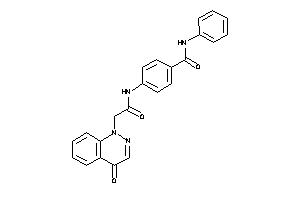 4-[[2-(4-ketocinnolin-1-yl)acetyl]amino]-N-phenyl-benzamide