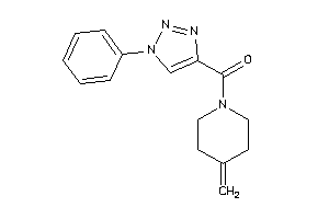 Image of (4-methylenepiperidino)-(1-phenyltriazol-4-yl)methanone