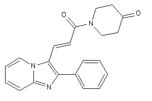 1-[3-(2-phenylimidazo[1,2-a]pyridin-3-yl)acryloyl]-4-piperidone