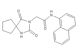 2-(2,4-diketo-1,3-diazaspiro[4.4]nonan-3-yl)-N-(1-naphthyl)acetamide