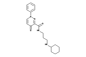 N-[3-(cyclohexylamino)propyl]-4-keto-1-phenyl-pyridazine-3-carboxamide