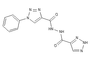 1-phenyl-N'-(2H-triazole-4-carbonyl)triazole-4-carbohydrazide