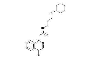 N-[3-(cyclohexylamino)propyl]-2-(4-ketocinnolin-1-yl)acetamide